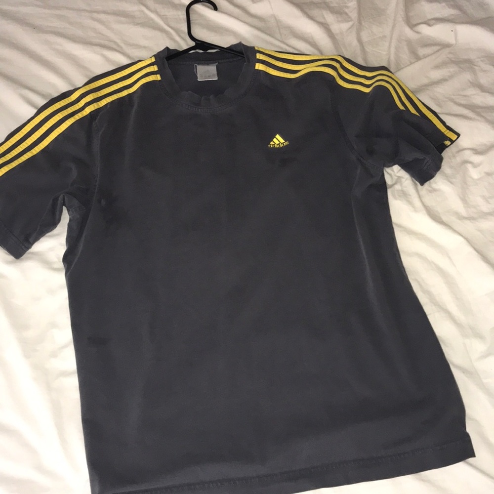 Adidas Classic T-Shirt with striped sleeves